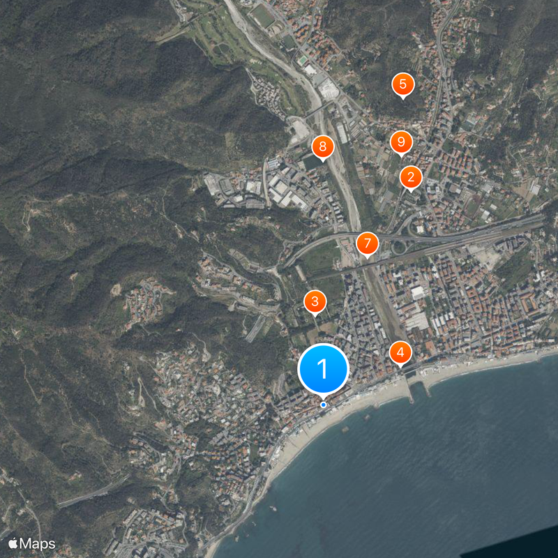 Albissola Marina Map