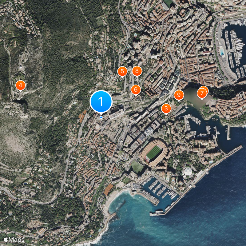 The Princess Grace Hospital Centre Map