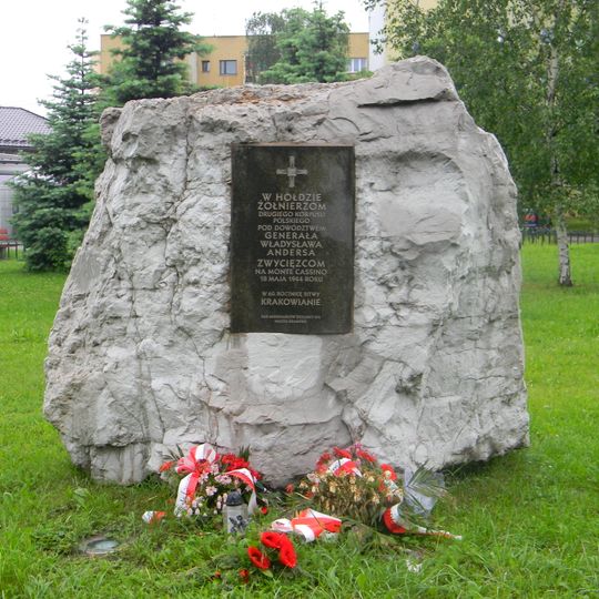 Polish II Corps Soldiers Monument in Kraków