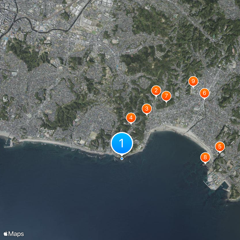 Inamuragasaki Map