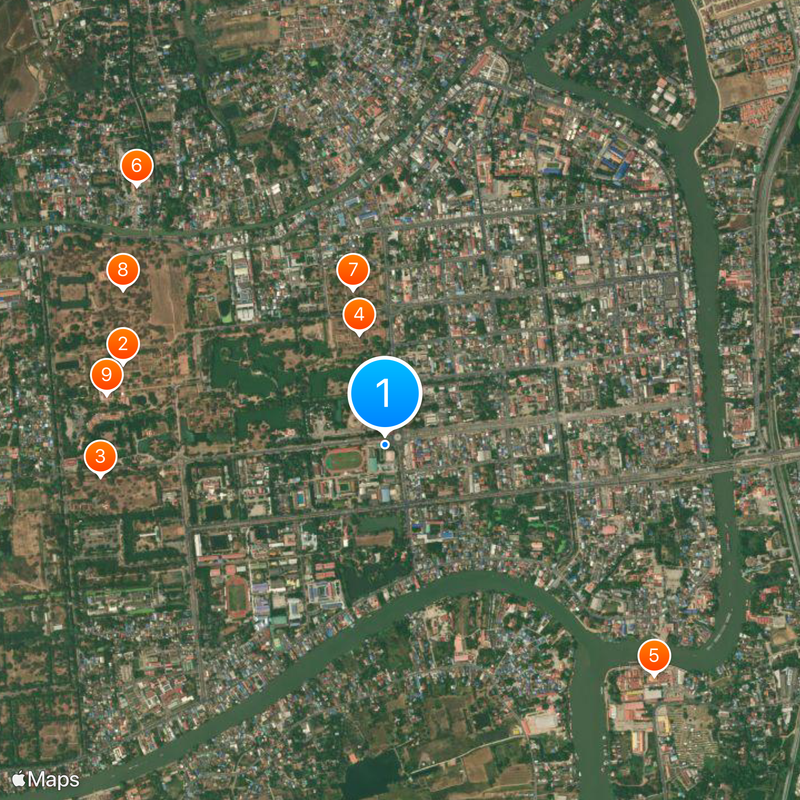Ayutthaya Wittayalai School Map