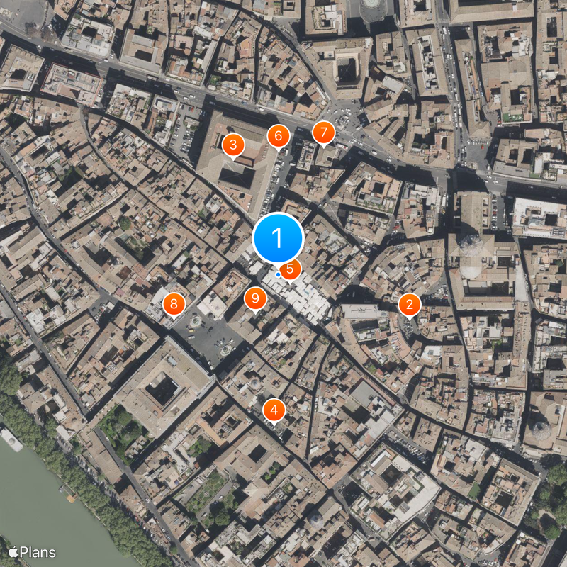 Campo de' Fiori Mapa