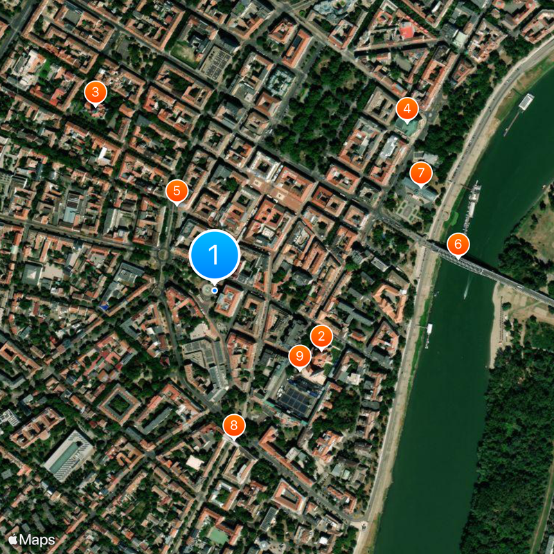 University of Szeged Map