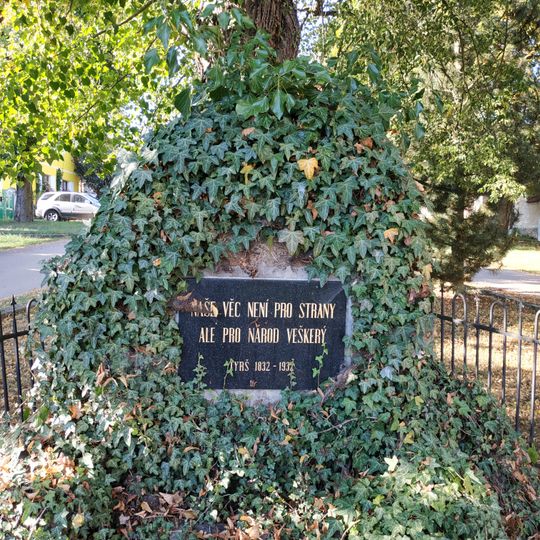 Tyršův památník ve Vranovicích