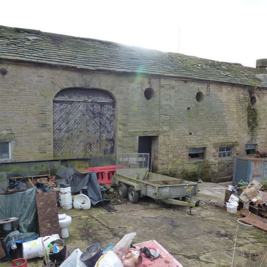 Outbuildings immediately south east of Old Hall Farmhouse