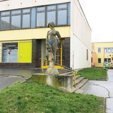 Socha Léto v Litoměřické ulici v Bílině