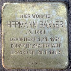 Stolperstein dedicated to Hermann Banner