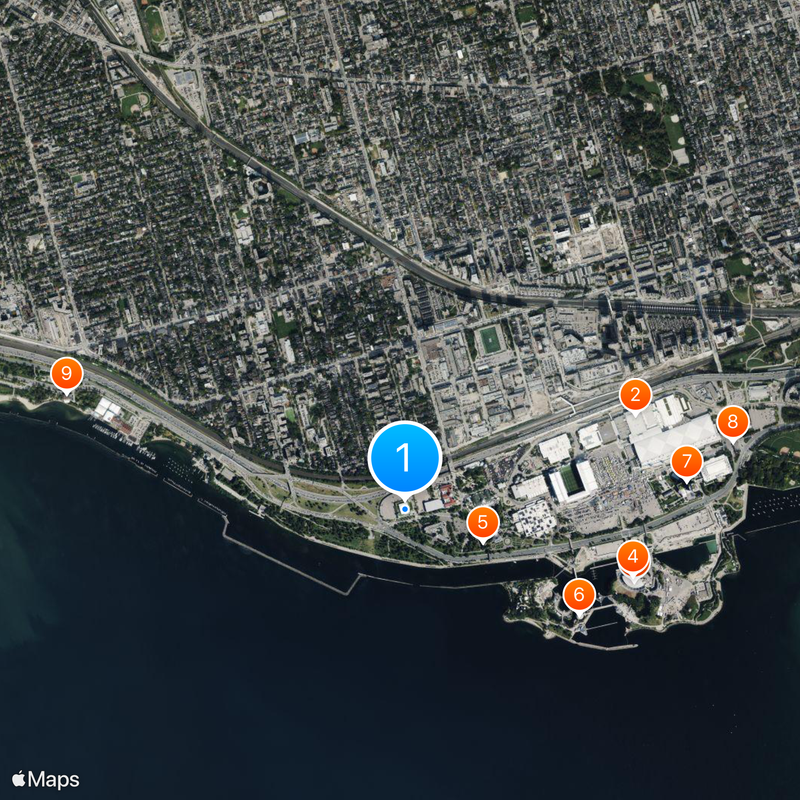 OVO Athletic Centre Mappa