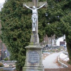 Hřbitovní kříž na hřbitově v Horním Újezdě