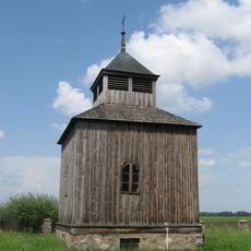 Dzwonnica (przeniesiona z Zawad) w Ciborach-Kołaczkach