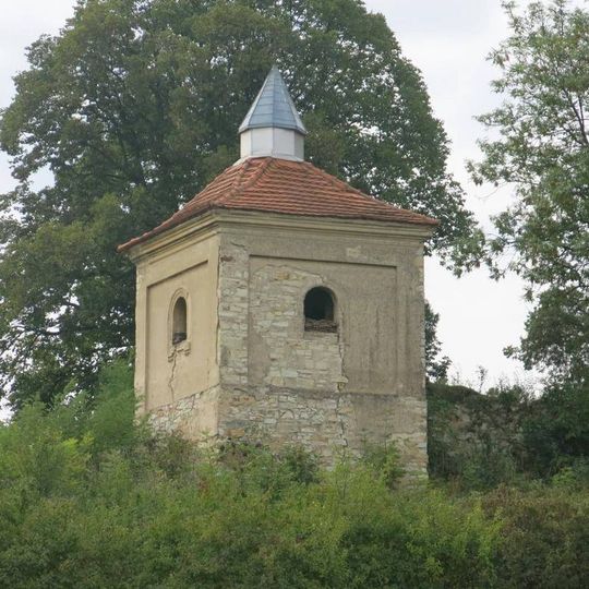 Kaple na hřbitově v Zahořanech u Litoměřic