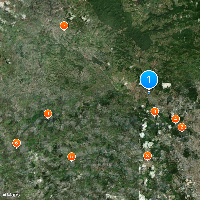 São Lourenço da Mata Map