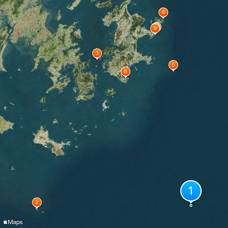 Air defense identification zone of Taiwan Carte