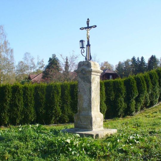 Kříž v Štefánikově ulici v Krásné Lípě