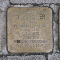 Stolperstein à la mémoire de Dina Fischer