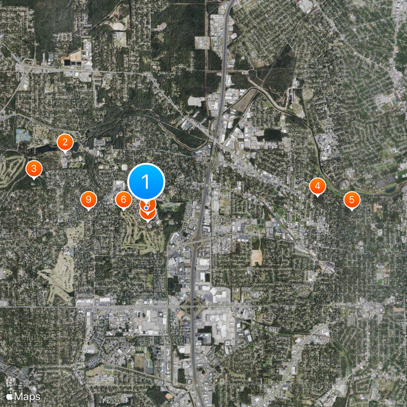 Spring Hill College Map