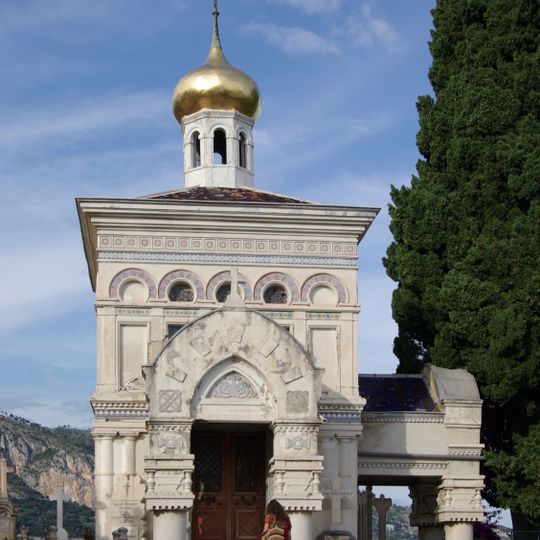 Russian chapel in the cimetière du Vieux-Château