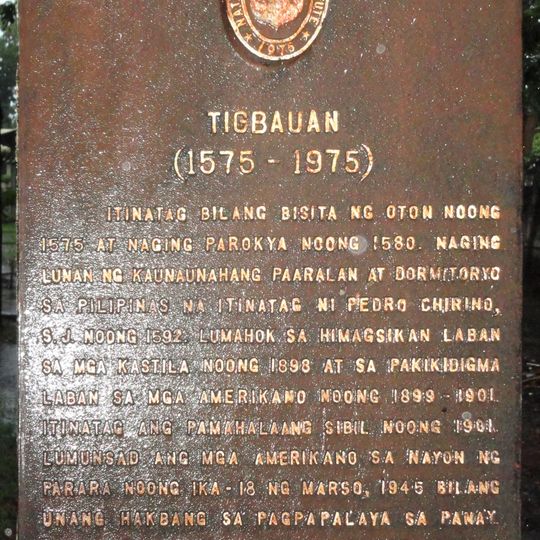 Tigbauan historical marker