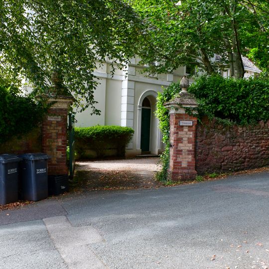 Garden Walls And Gate Piers To East Of Tresillian And Moffats