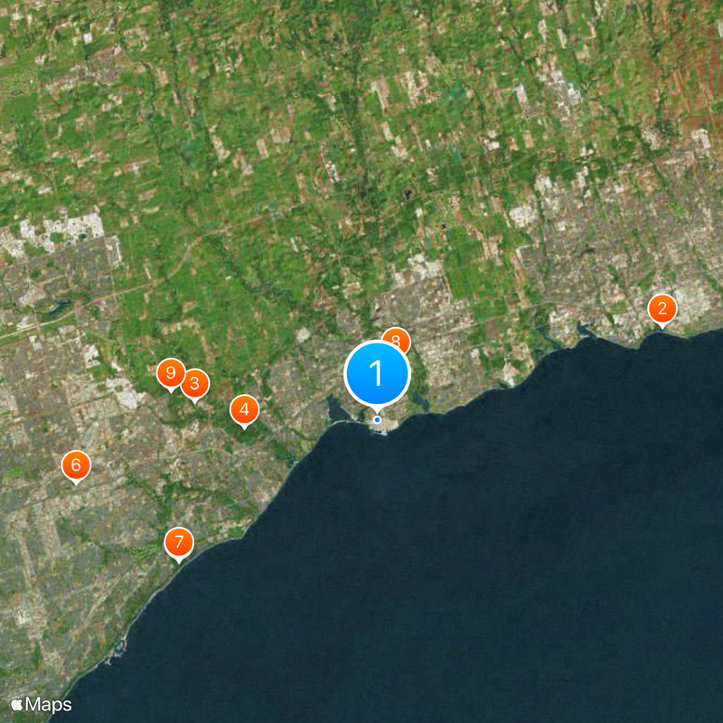 Pickering Nuclear Generating Station Map
