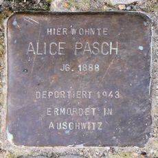Stolperstein en memoria de Alice Pasch