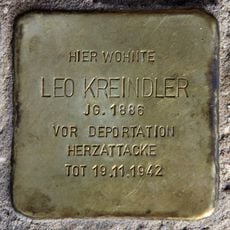 Stolperstein en memoria de Leo Kreindler