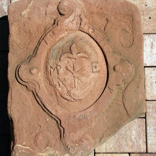 Wappenstein des Magister Paul Eilles