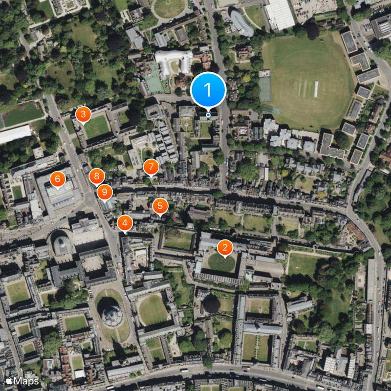 Harris Manchester College Mappa