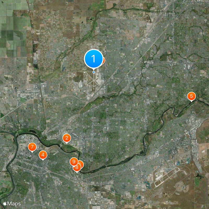McClellan Air Force Base Map