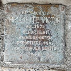 Stolperstein à la mémoire de Henriette Victor