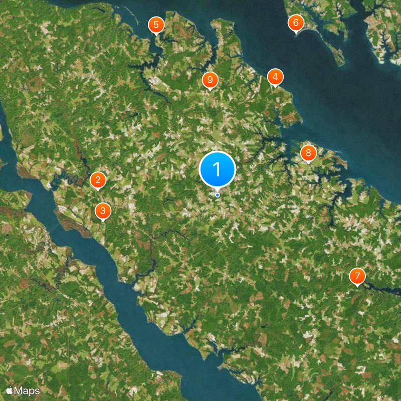 Northern Neck Map