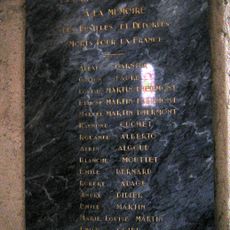 Commemorative plaque