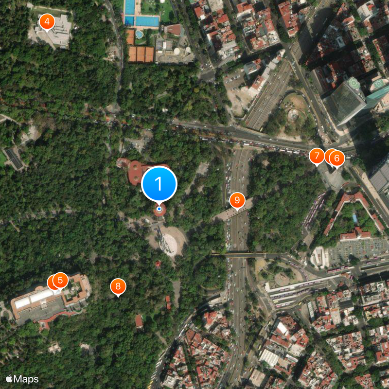 Museo de Arte Moderno Mapa