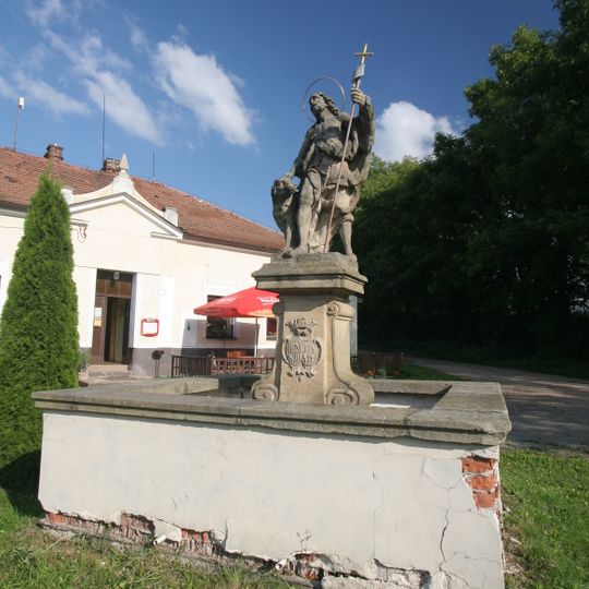 Statue of Saint John the Baptist in Lubno