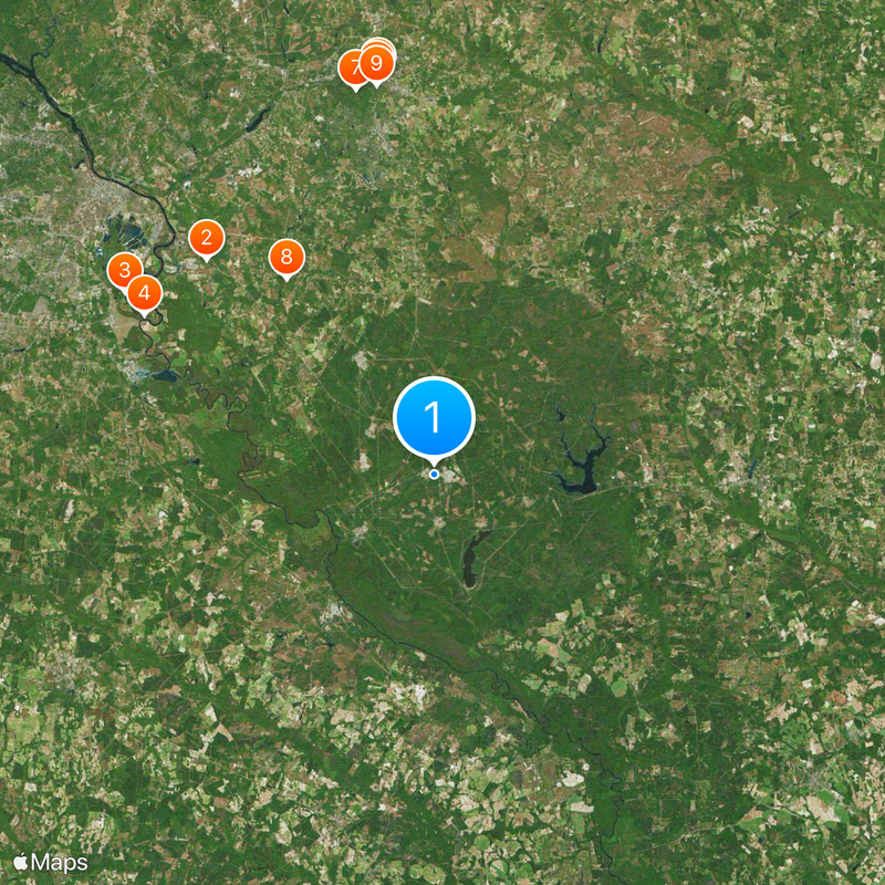 Savannah River Site Map