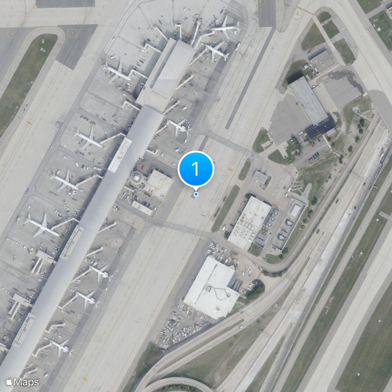 Detroit Metropolitan Wayne County Airport Map