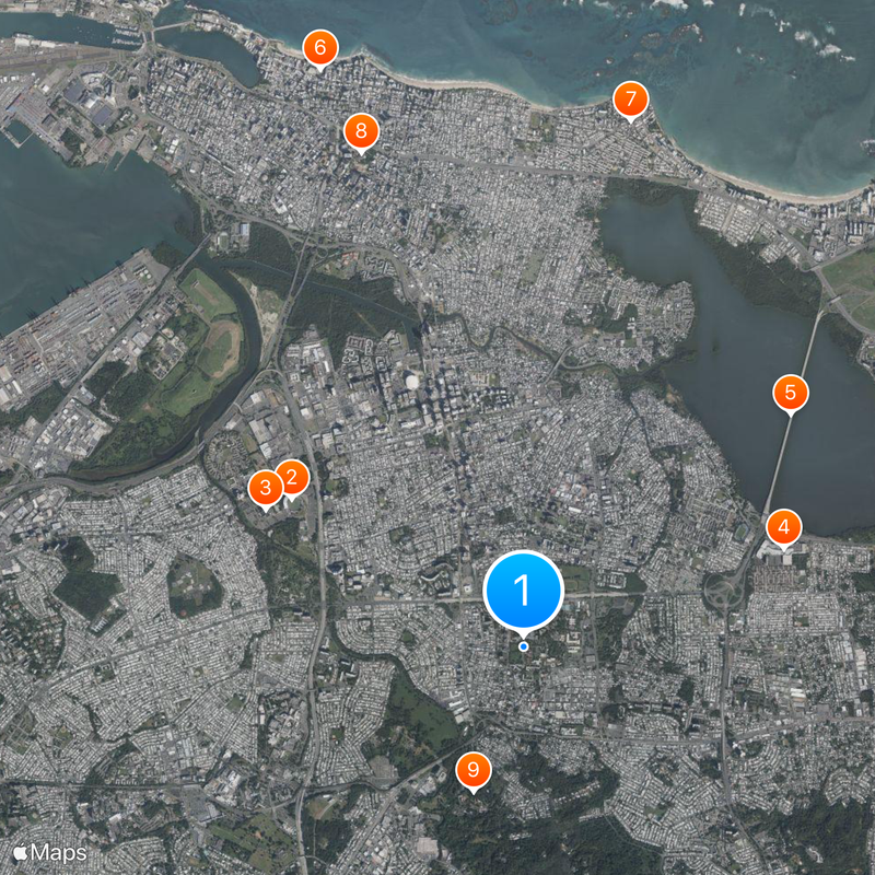 University of Puerto Rico Map