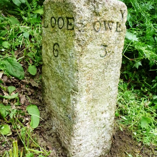 Milestone 400 Metres To North East Of Tresquite Mill