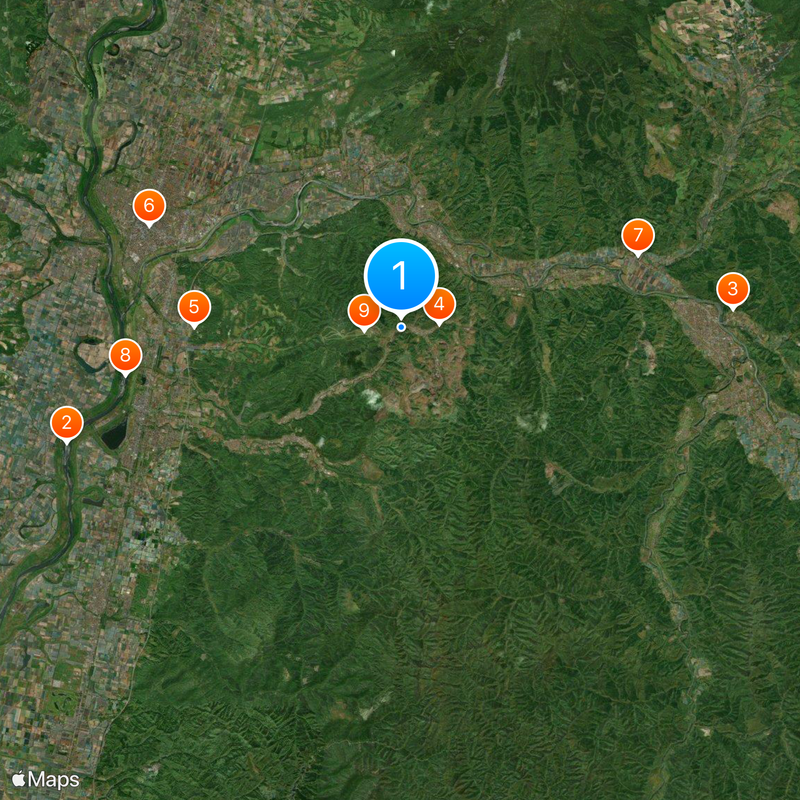 Utashinai Map