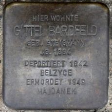 Stolperstein em memória de Gittel Bardfeld