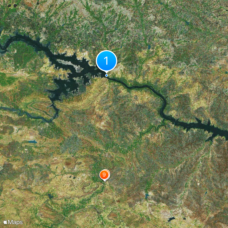 Barrage d'Almatti Carte