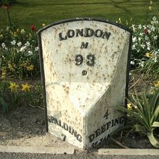 Milepost Opposite To The Bluebell Inn