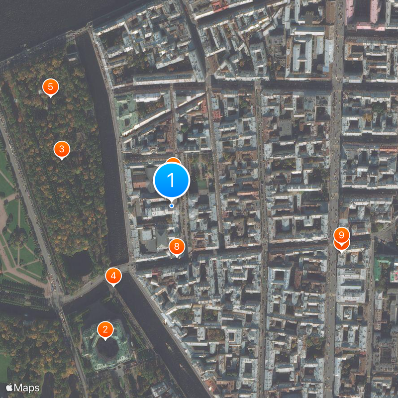 Saint Petersburg Stieglitz State Academy of Art and Design Mapa