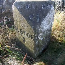 Milestone To North East Of High Annat Walls