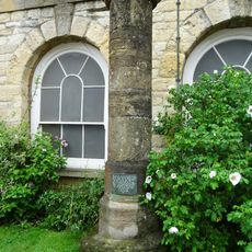 Stone Pillar And Base Of Wayside Cross