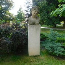 Bust in the Jesuit Garden