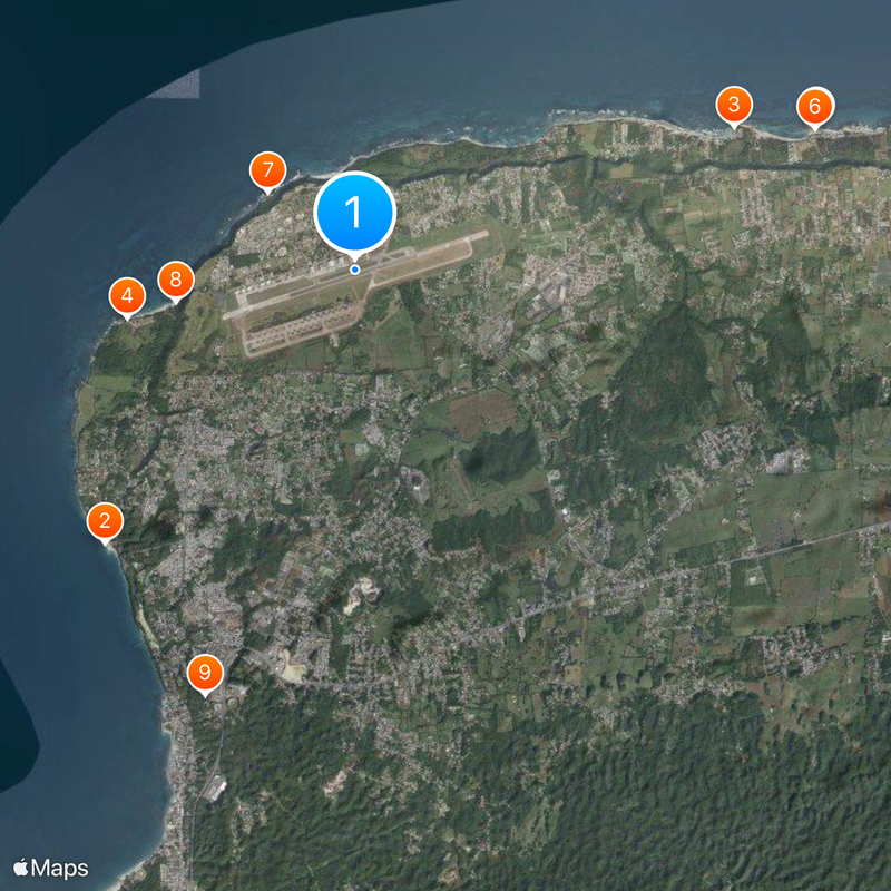 Aeroporto di Aguadilla-Borinquen Mappa