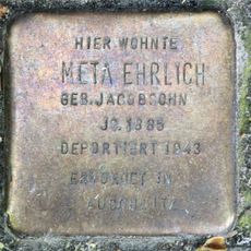 Stolperstein à la mémoire de Meta Ehrlich