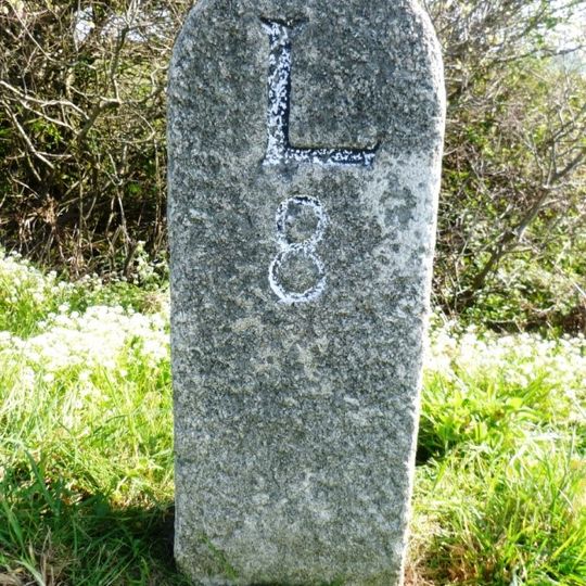 Milestone To North East Of Napps Farm