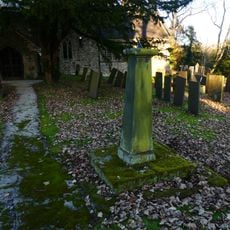 Sundial in churchyard, 10  yards south of south porch
